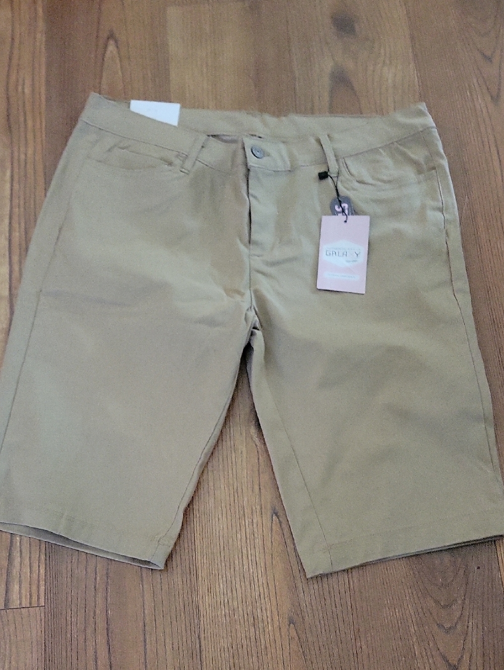 Junior Girls Bermuda Shorts in Tan – Casual Everyday Style